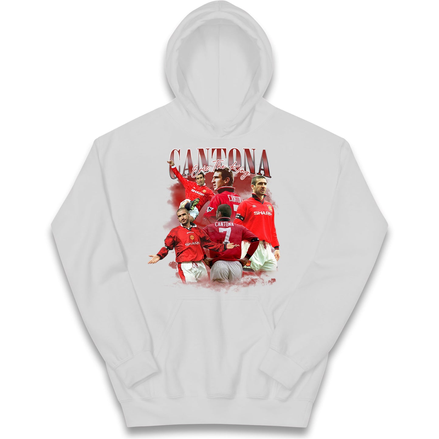 Retro Cantona Bootleg Football Kids Hoodie