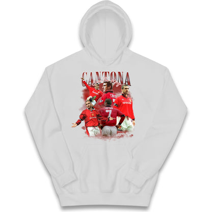 Retro Cantona Bootleg Football Kids Hoodie