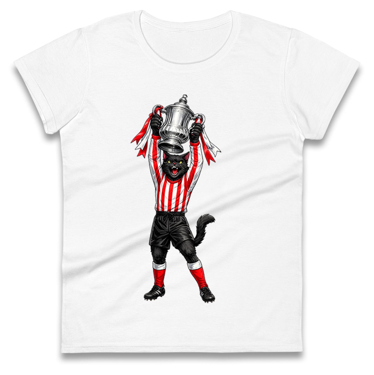 Sunderland FA Cup Winners 1972-1973 Ladies T Shirt