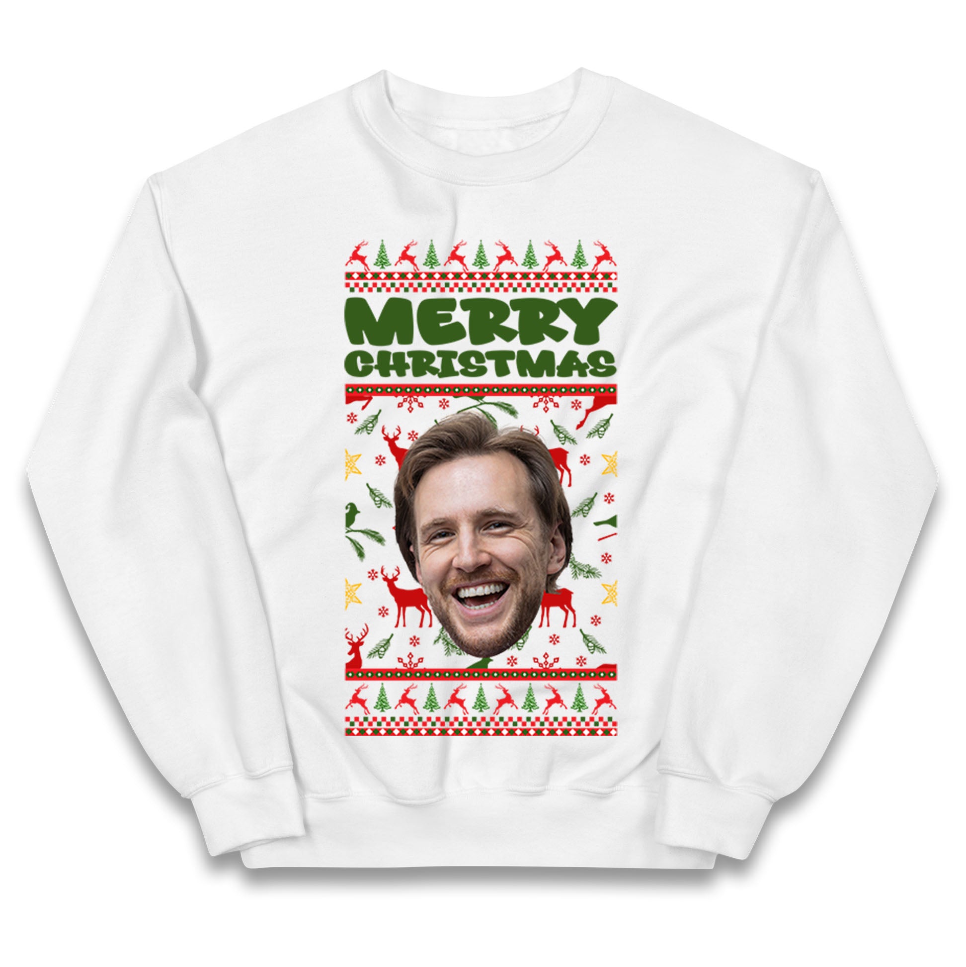 Personalise Merry Christmas Jumper
