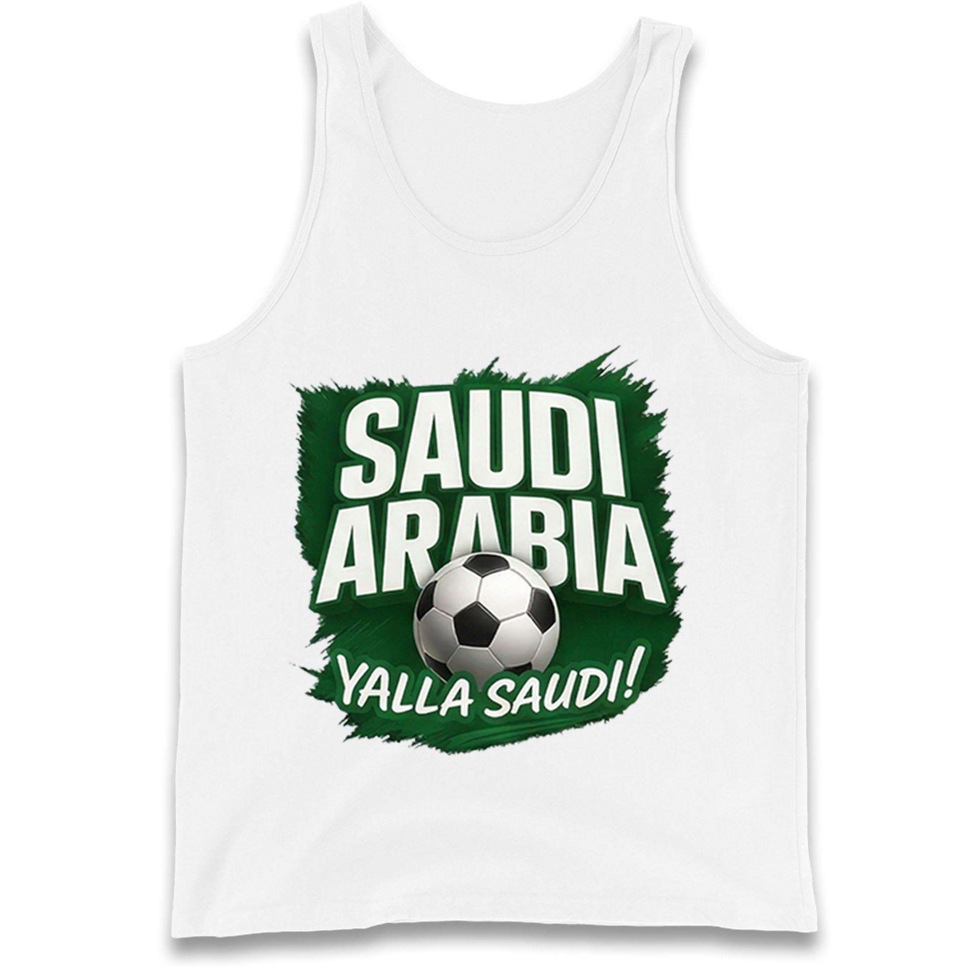 Saudi Arabia Retro World Cup Tank Top