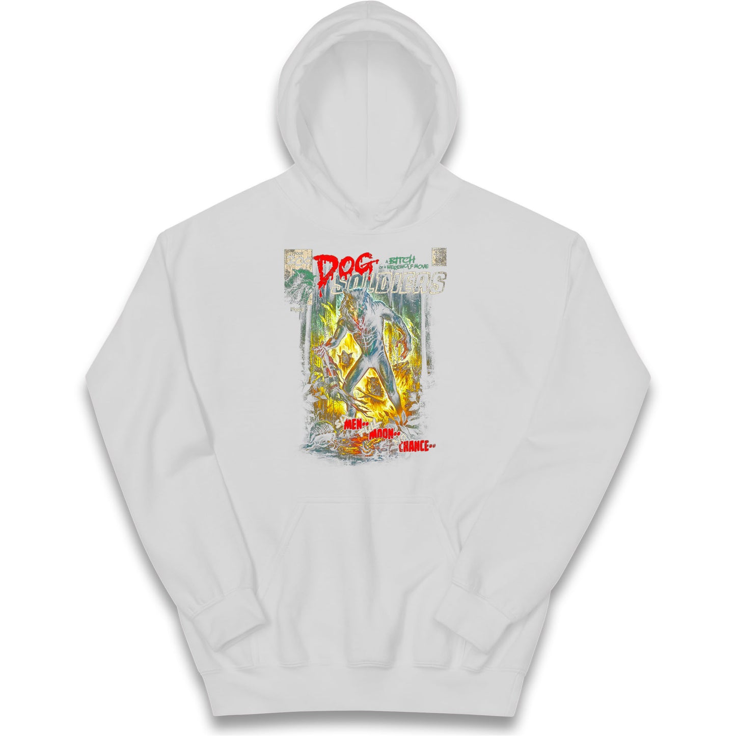 Dog Soldiers A Bitch Of A Werewolf Kids Hoodie