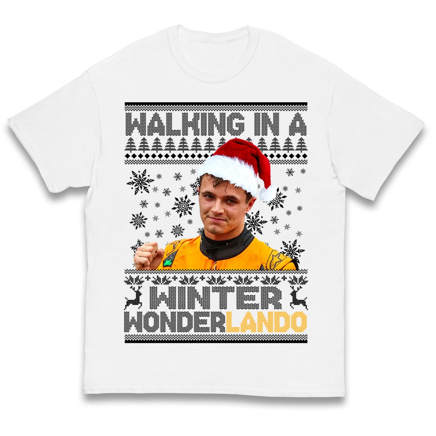 Lando Norris Christmas Kids T Shirt