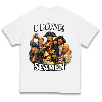 I Love Seamen Funny Cringe Meme Offensive  Kids T Shirt