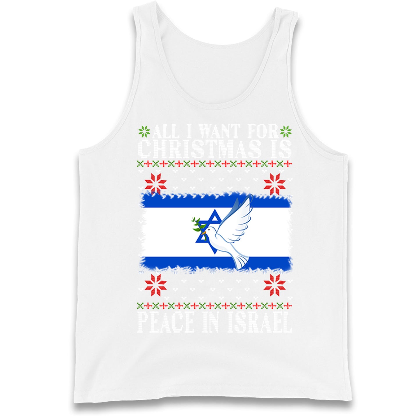 peace in israel tank top