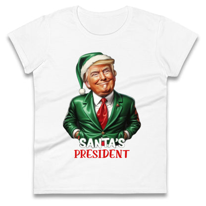 Donald Trump Christmas Ladies T Shirt