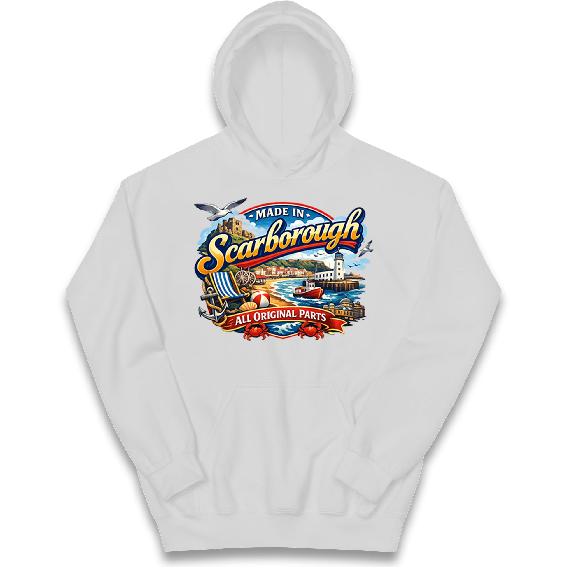 Made In Scarborough All Original Parts Kids Hoodie