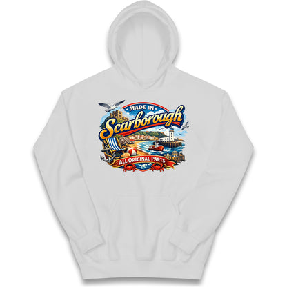 Made In Scarborough All Original Parts Kids Hoodie