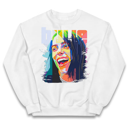 Billie Eilish Painting Kids Jumper
