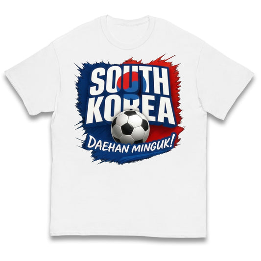 South Korea Football Kids T Shirt