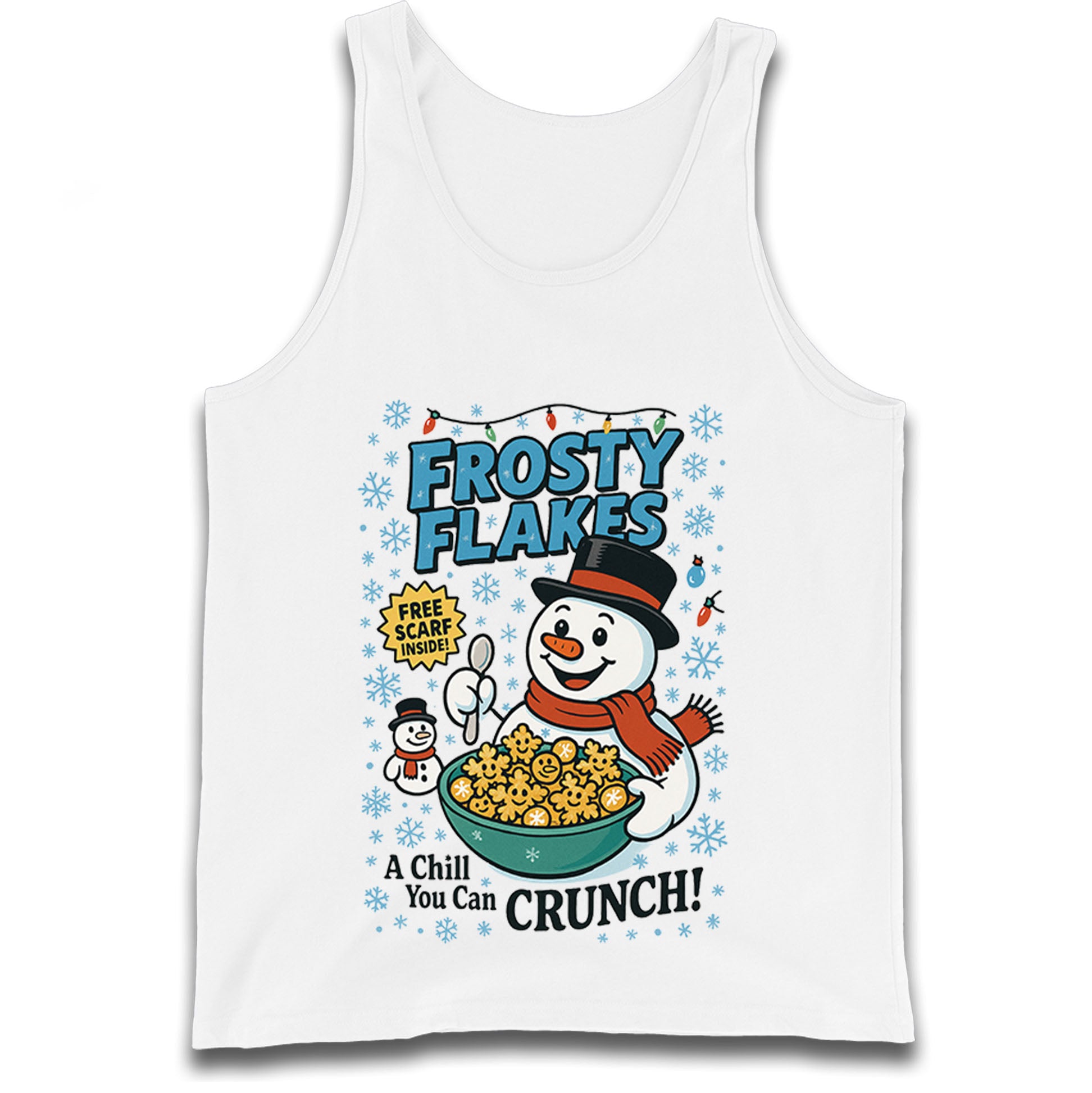 Snowman Christmas Tank Top