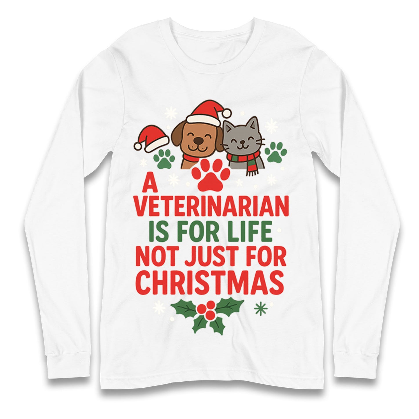 Veterinarian Christmas Longsleeve T Shirt