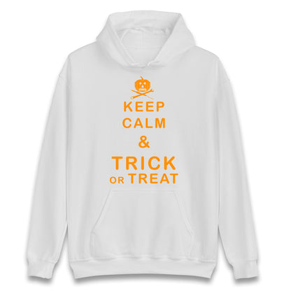 Keep Calm And Trick Or Treat Halloween Hoodie
