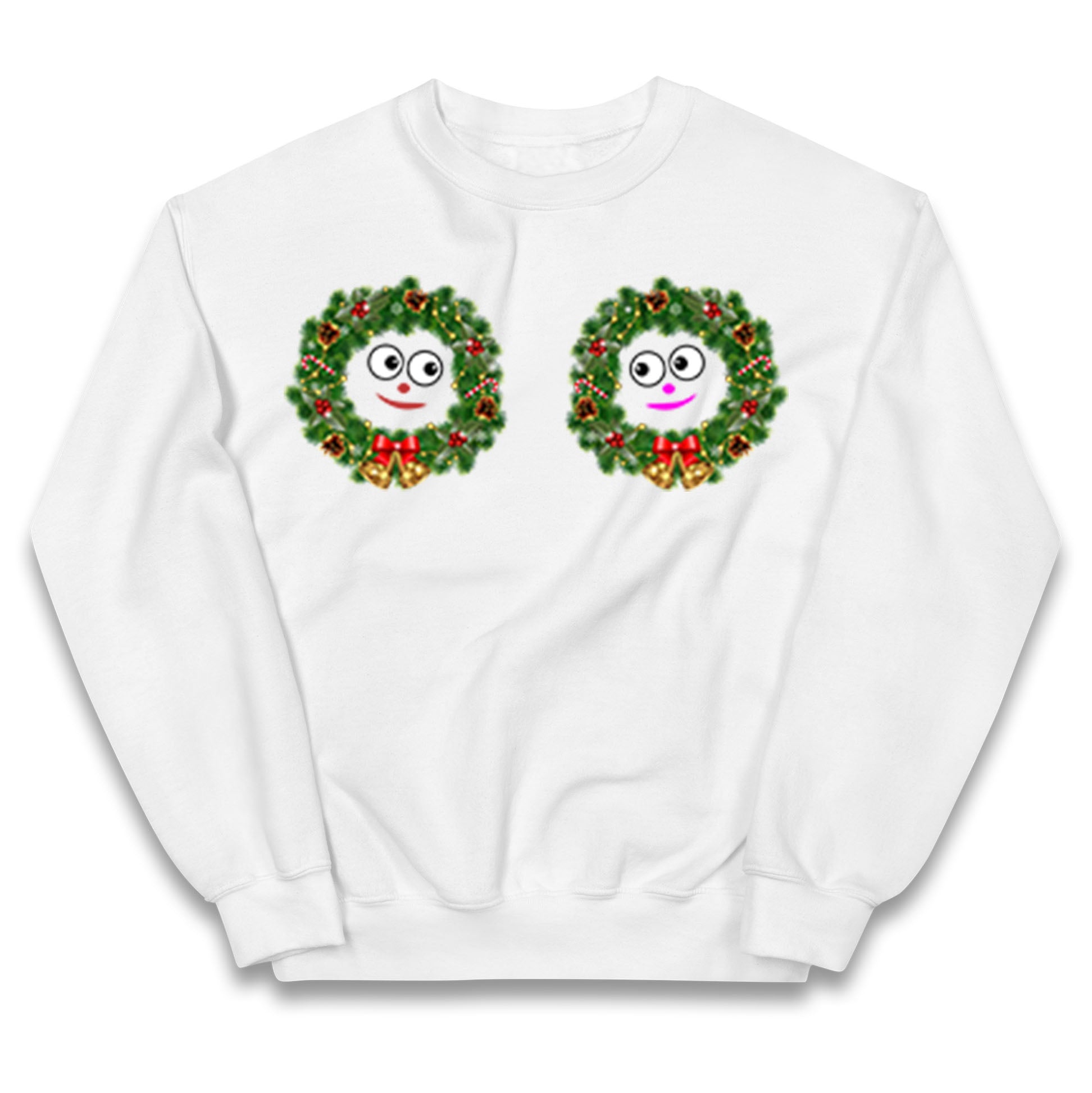 Christmas Decoration Rings Smiley Funny Jumper