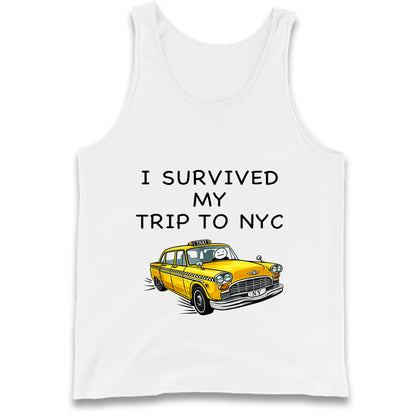 I Survived My Trip To NYC Yellow Taxi Tank Top