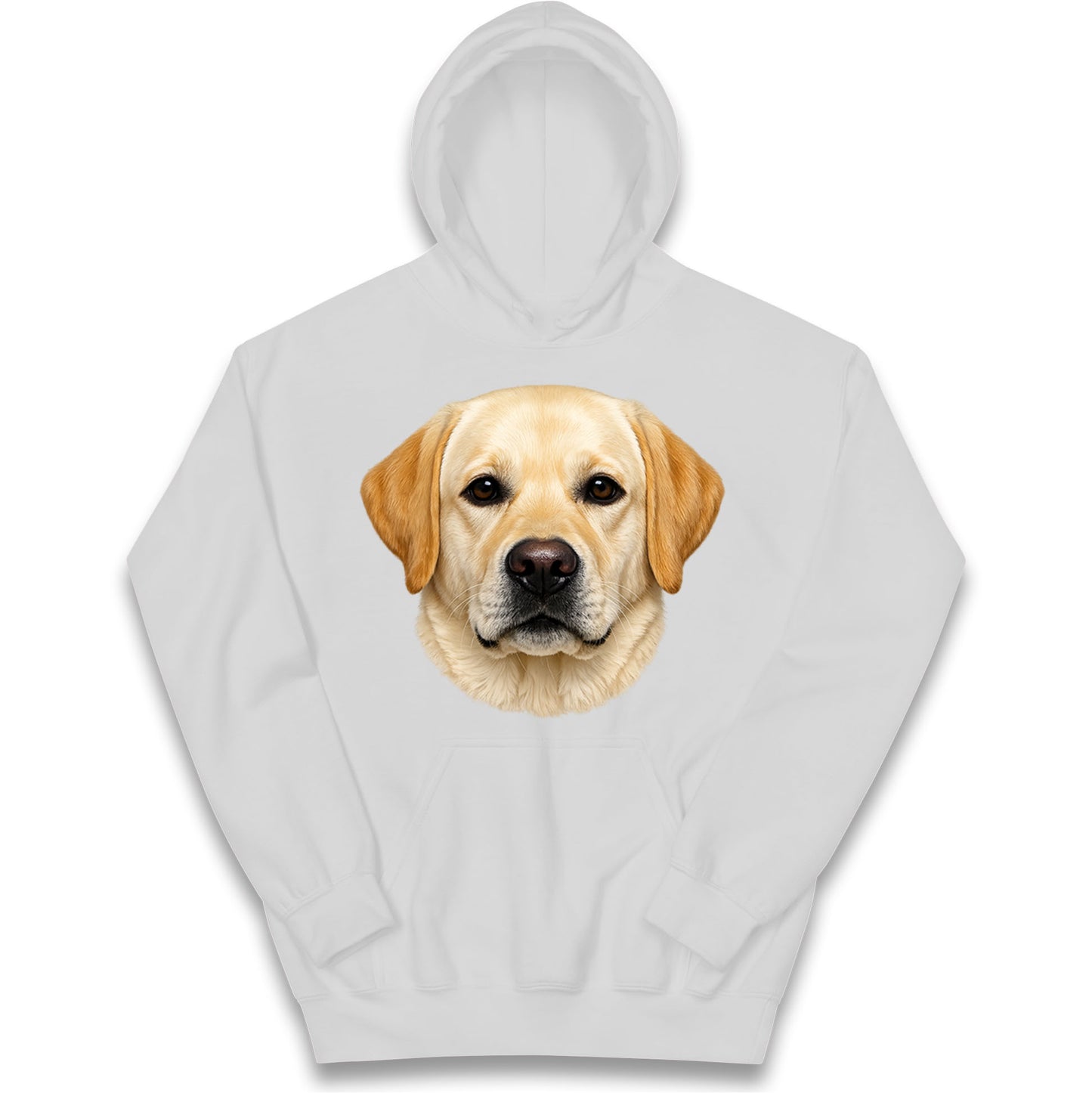 Labrador Dog Face Kids Hoodie