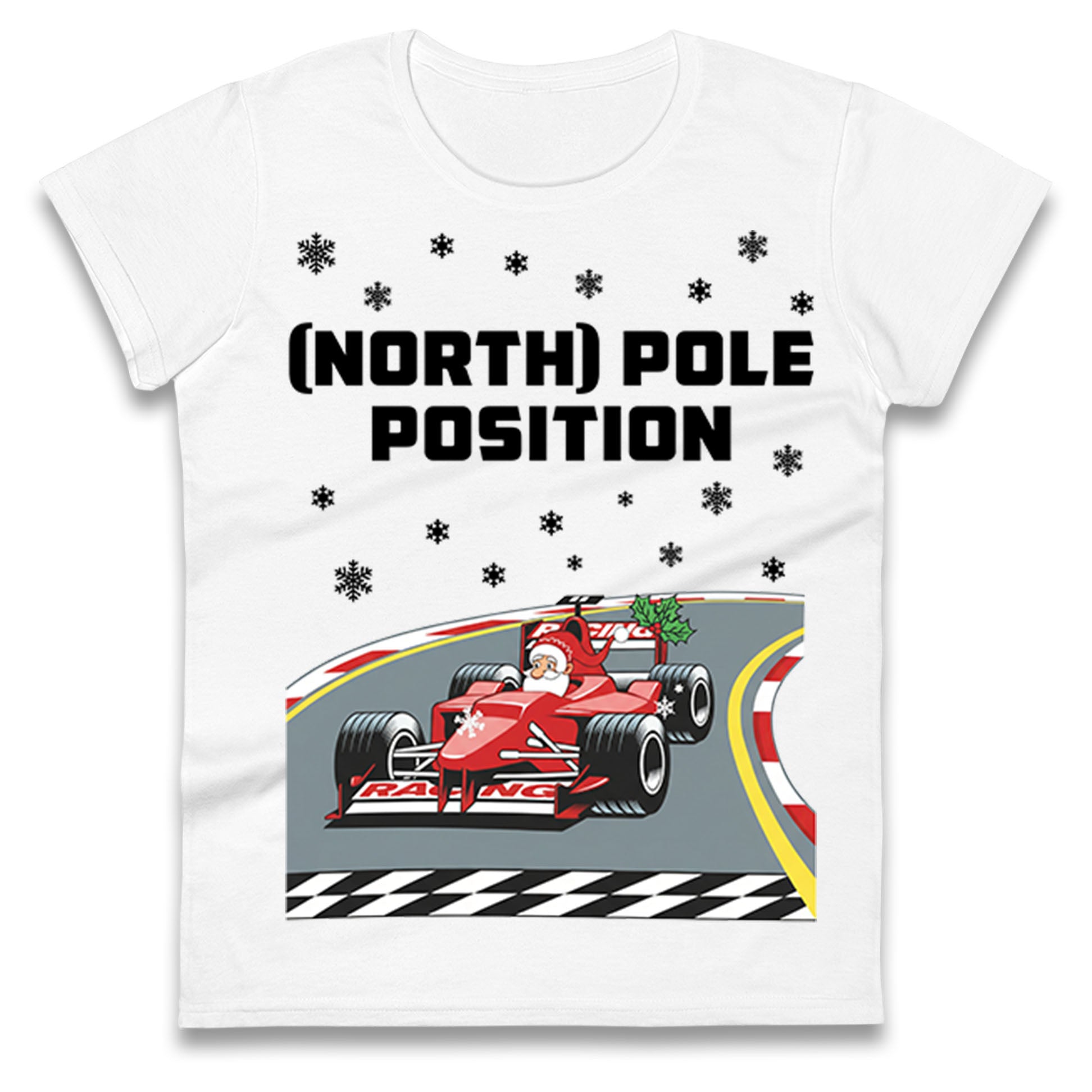 North Pole Christmas Ladies T Shirt