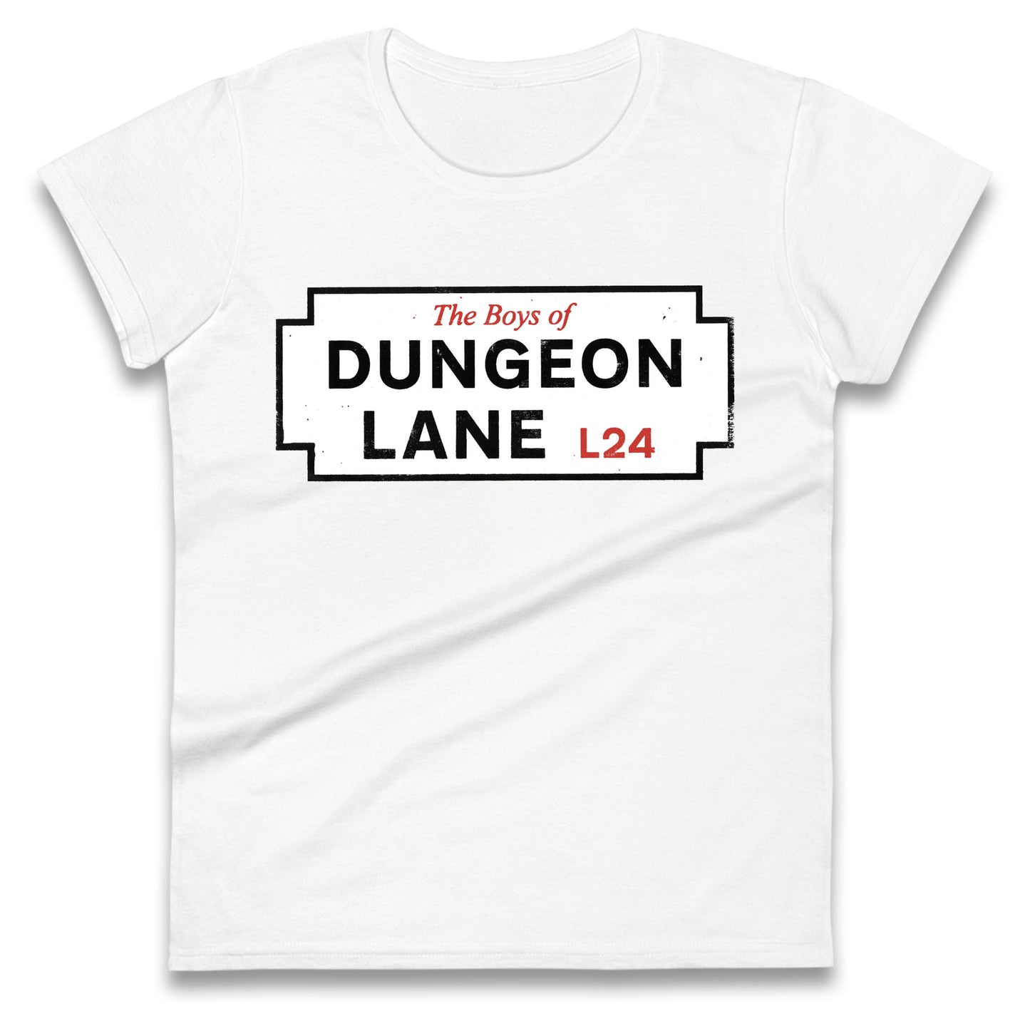 The Boys Of Dungeon Lane Ladies T Shirt