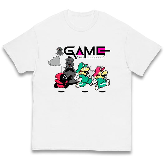 squid game super mario t shirt