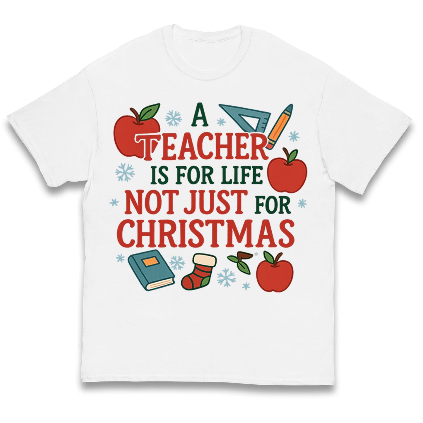 Teacher Christmas Kids T Shirt