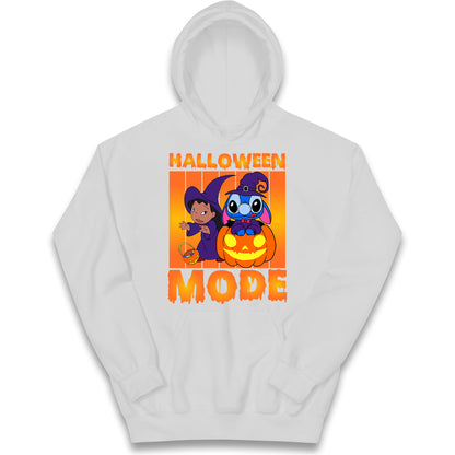 Lilo And Stitch Halloween Mode Kids Hoodie