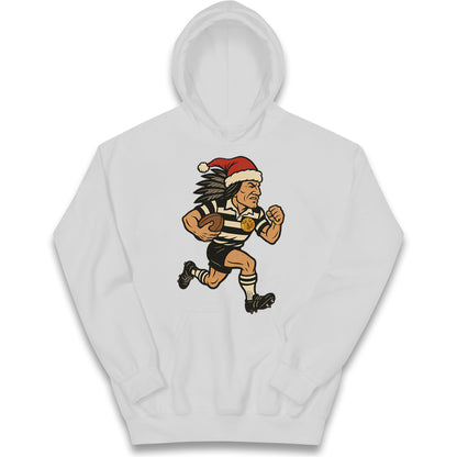 Newcastle Falcons Christmas Kids Hoodie
