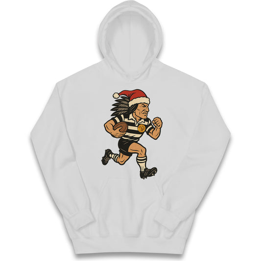 Newcastle Falcons Christmas Kids Hoodie