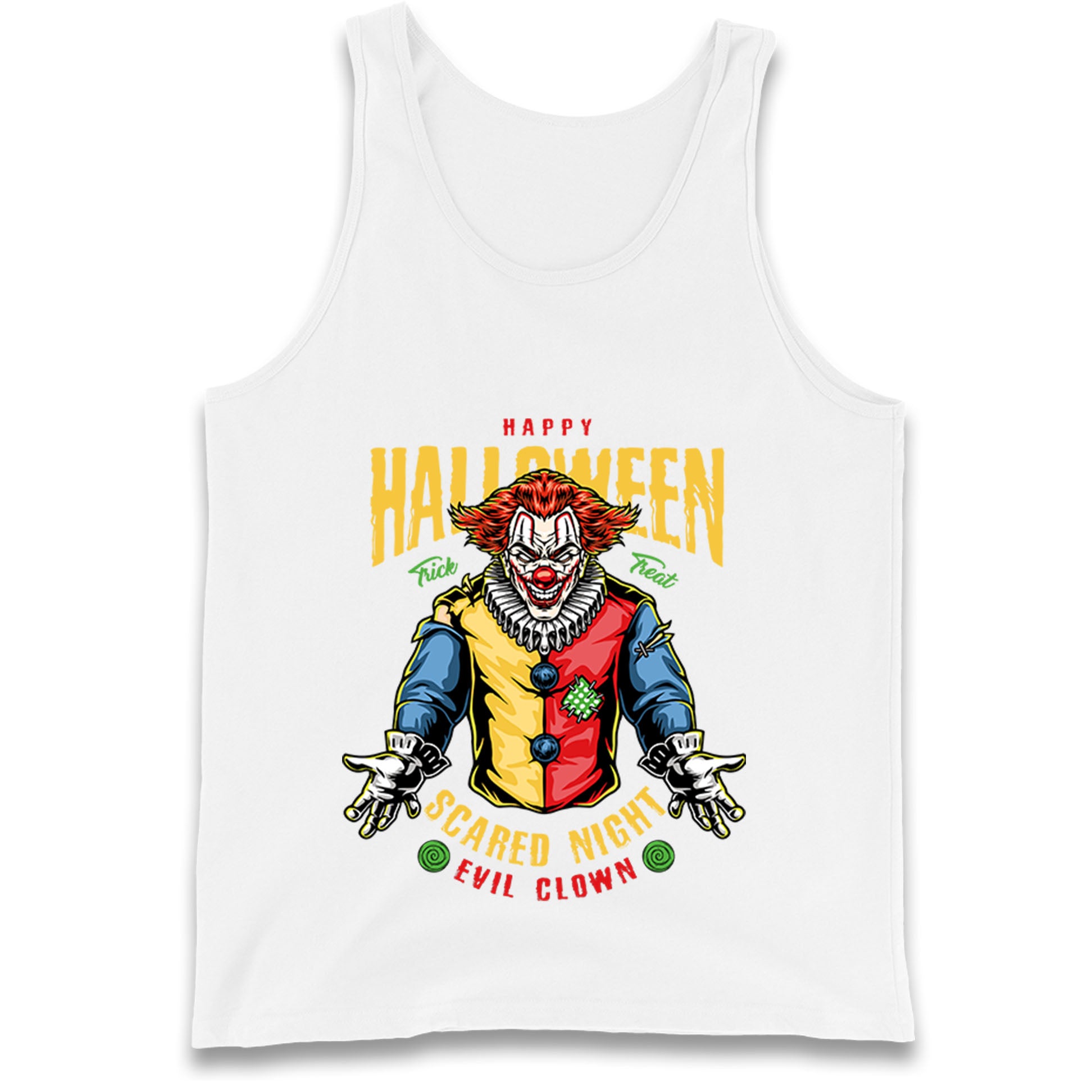 Halloween Clown Tank Top