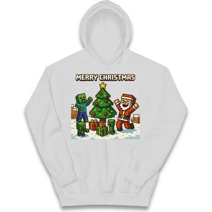 Minecraft Christmas Kids Hoodie