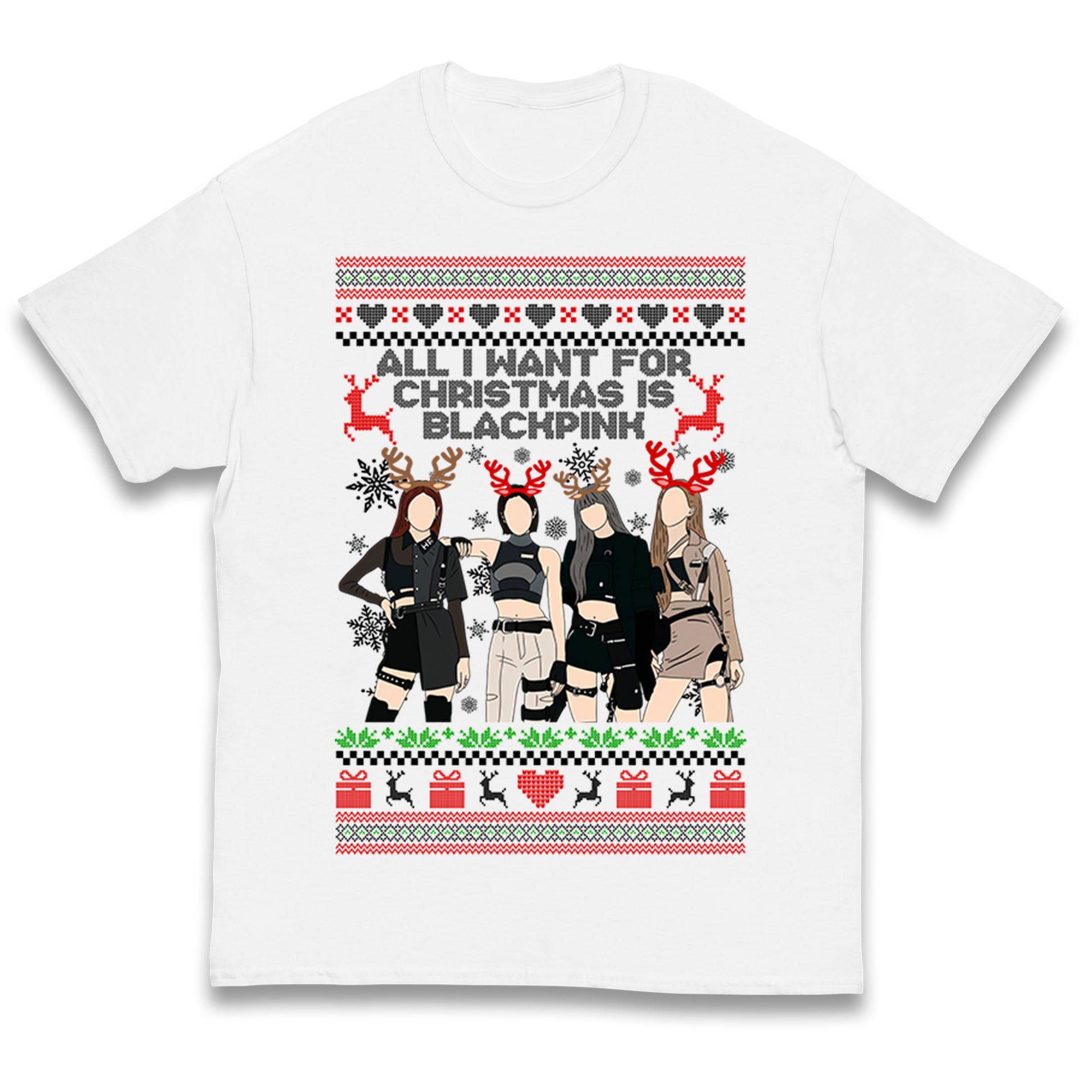 BlackPink Christmas Kids T Shirt