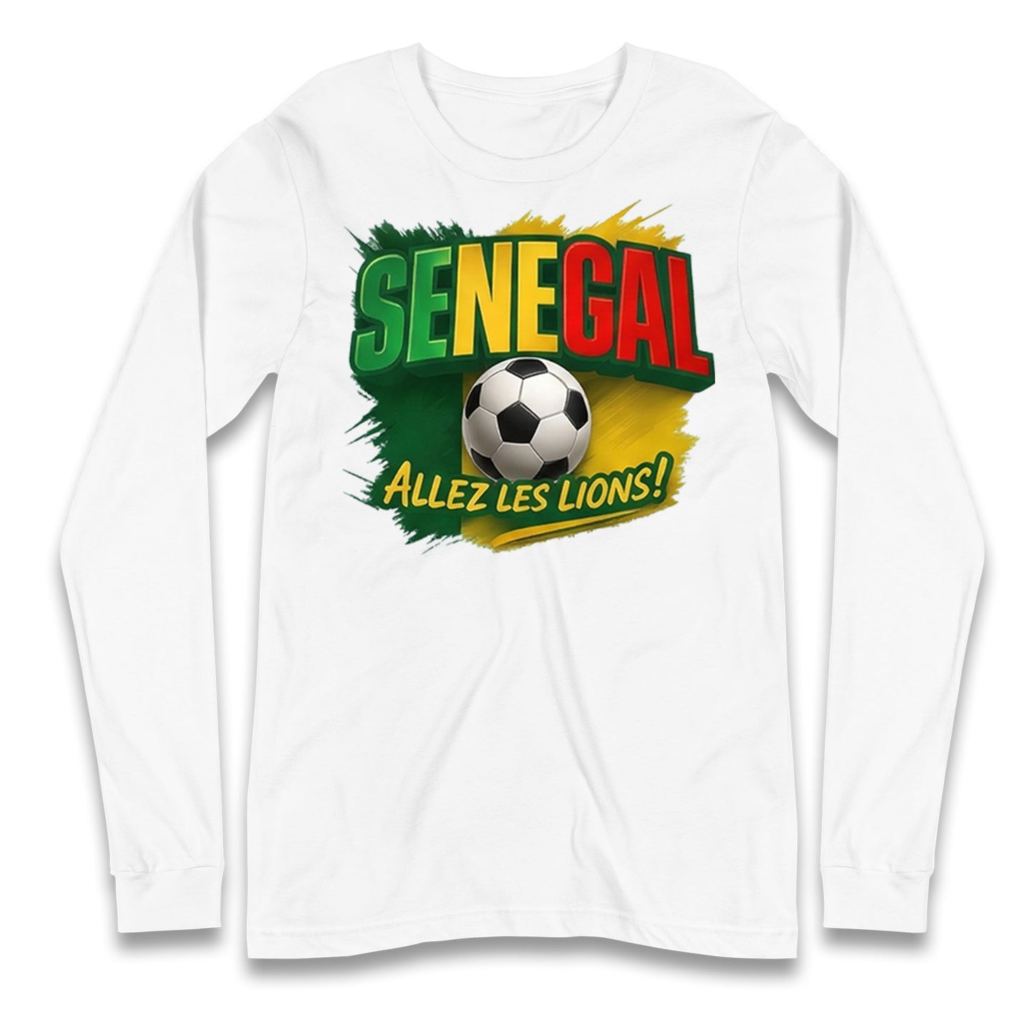 Senegal Retro World Cup Longsleeve T Shirt