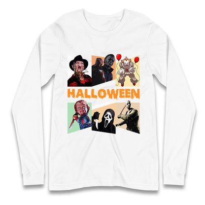 Horror Characters Halloween Horror Nights Long Sleeve T Shirt