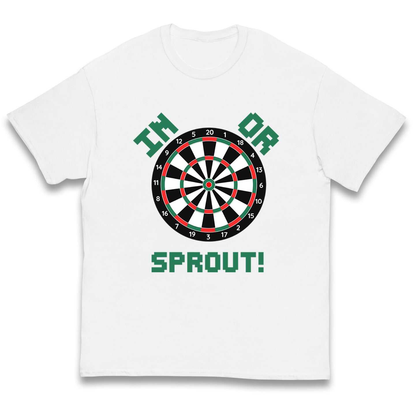 dartboard christmas t shirt