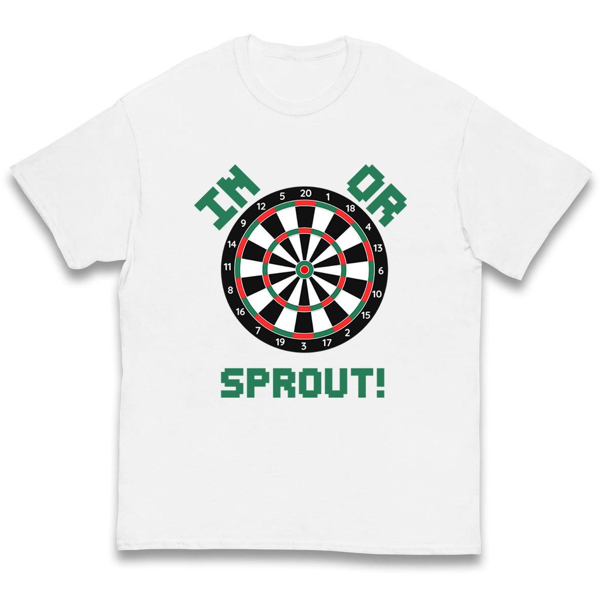 dartboard christmas t shirt