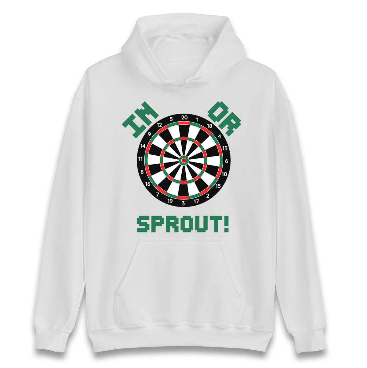 dartboard christmas hoodie