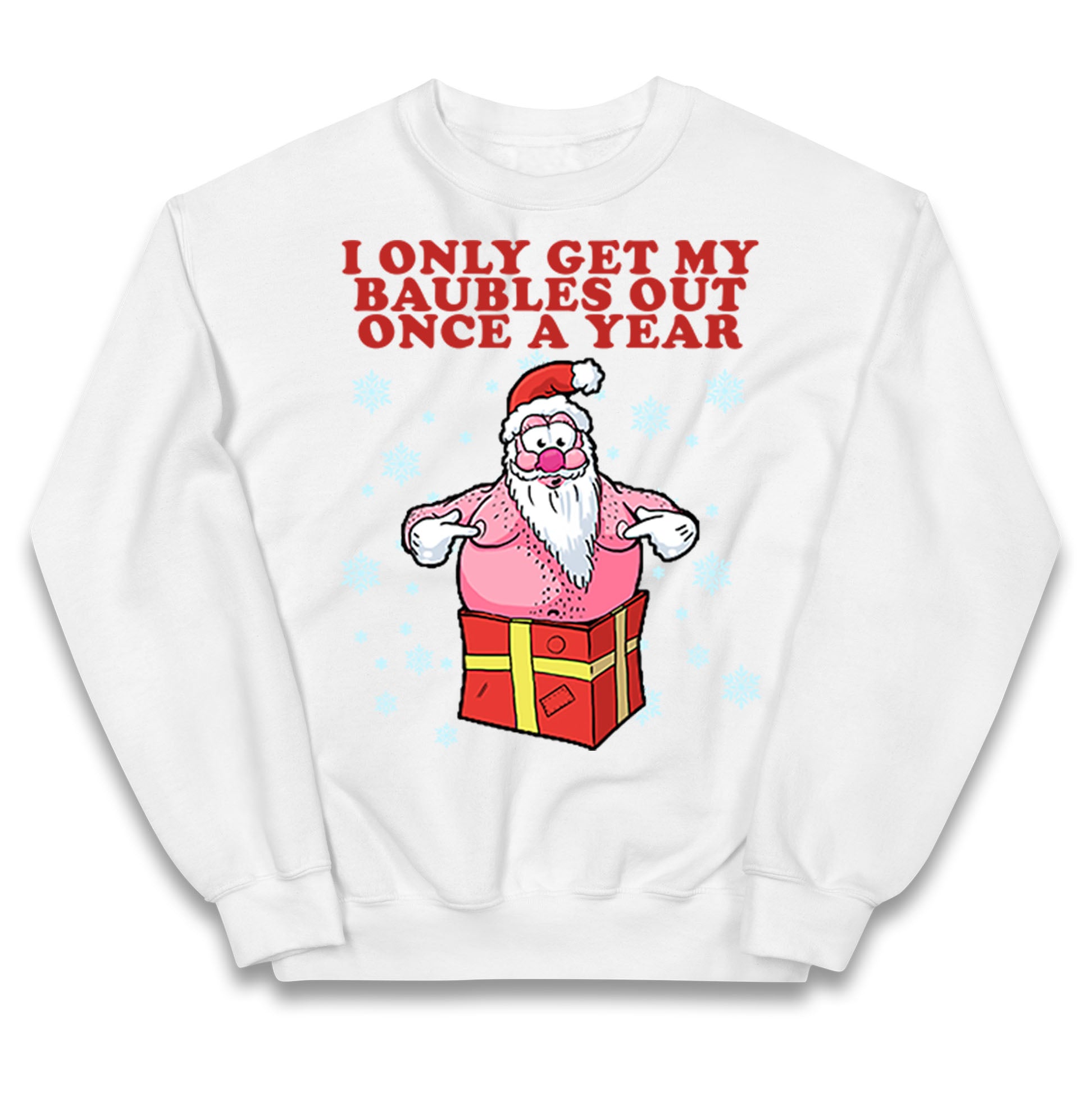 Fat Santa Christmas Funny Jumper
