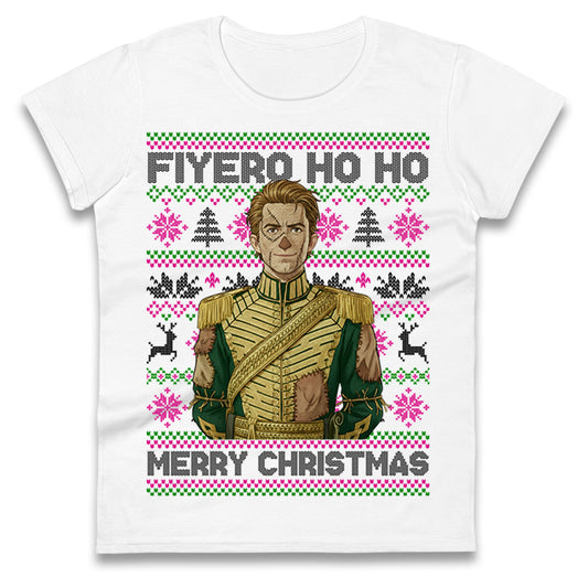 Prince Fiyero Wicked Christmas Ladies T Shirt