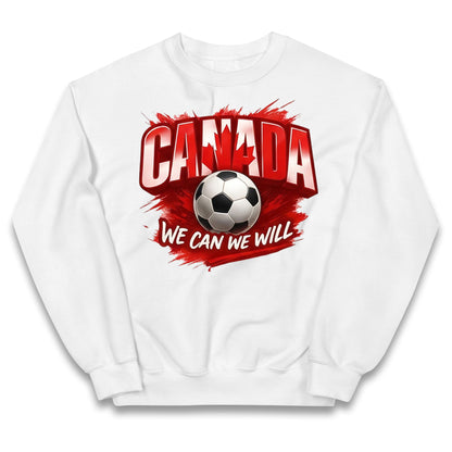 Canada Retro World Cup Kids Jumper
