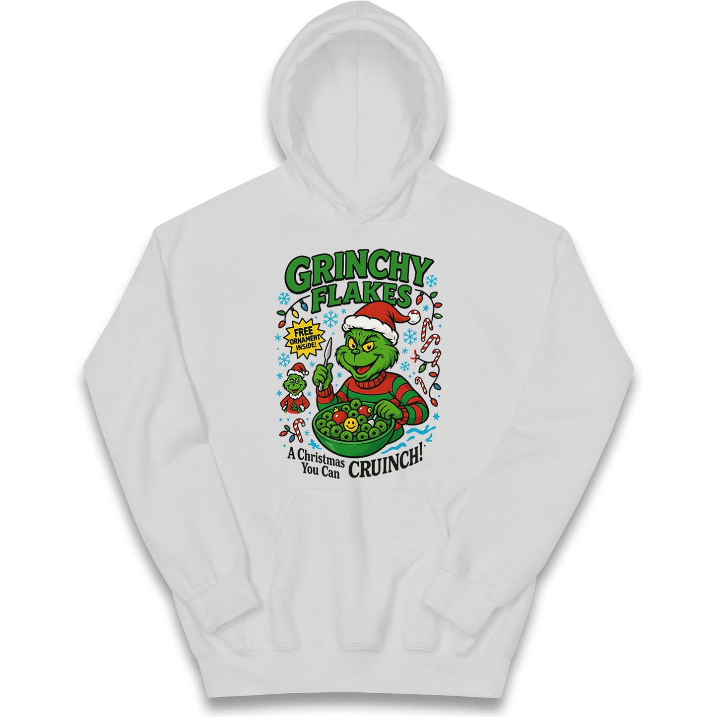 Grinch Christmas Kids Hoodie