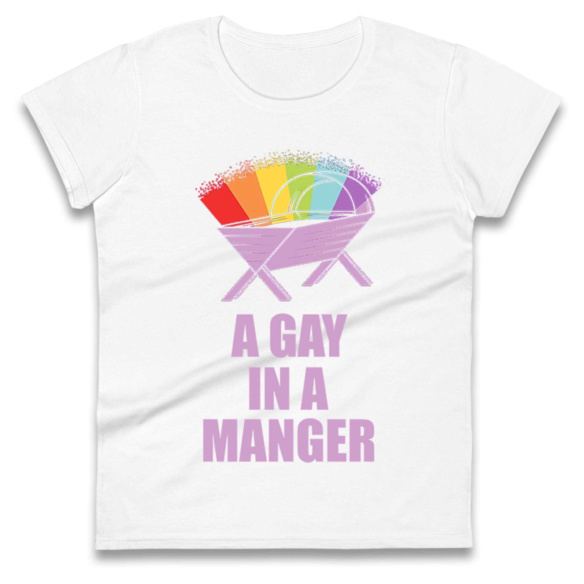 Gay Christmas Ladies T Shirt