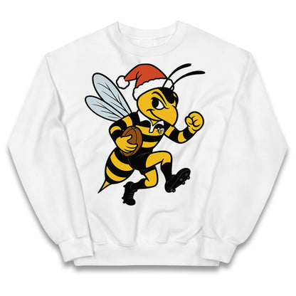 Wasps Rugby Christmas Kids Jumper