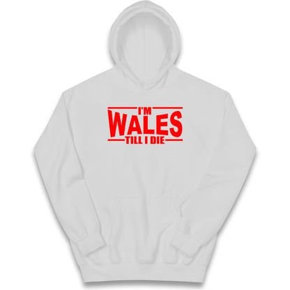 I'm Wales Till I Die Kids Hoodie