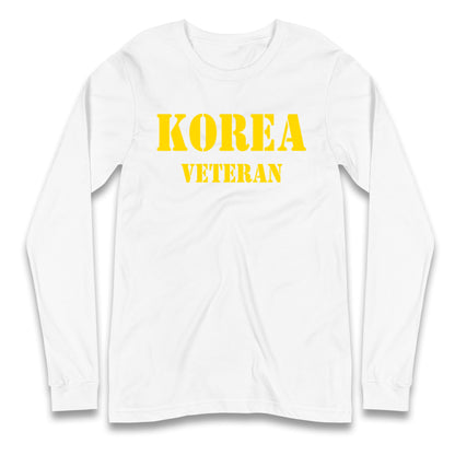 Korea Veteran Longsleeve T Shirt