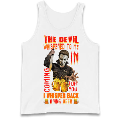 Michael Myers Haunted Halloween Tank Top
