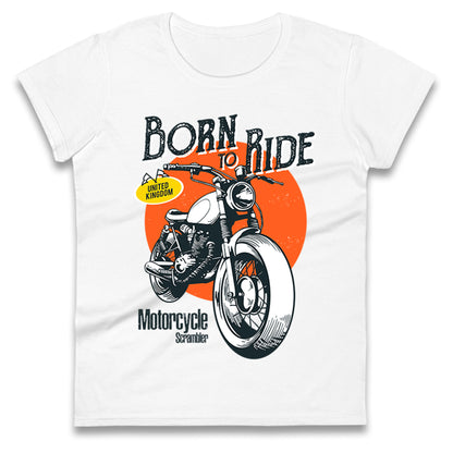Born To Ride UK Ladies T Shirt