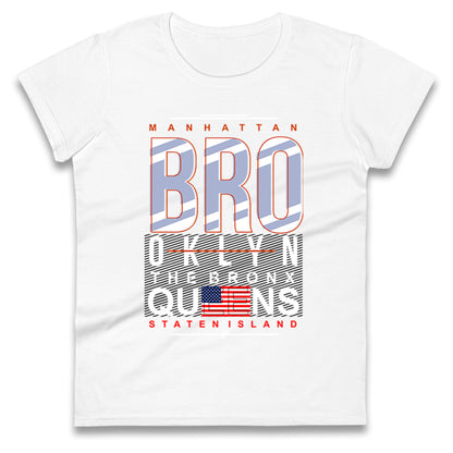 Brooklyn New York State Ladies T Shirt