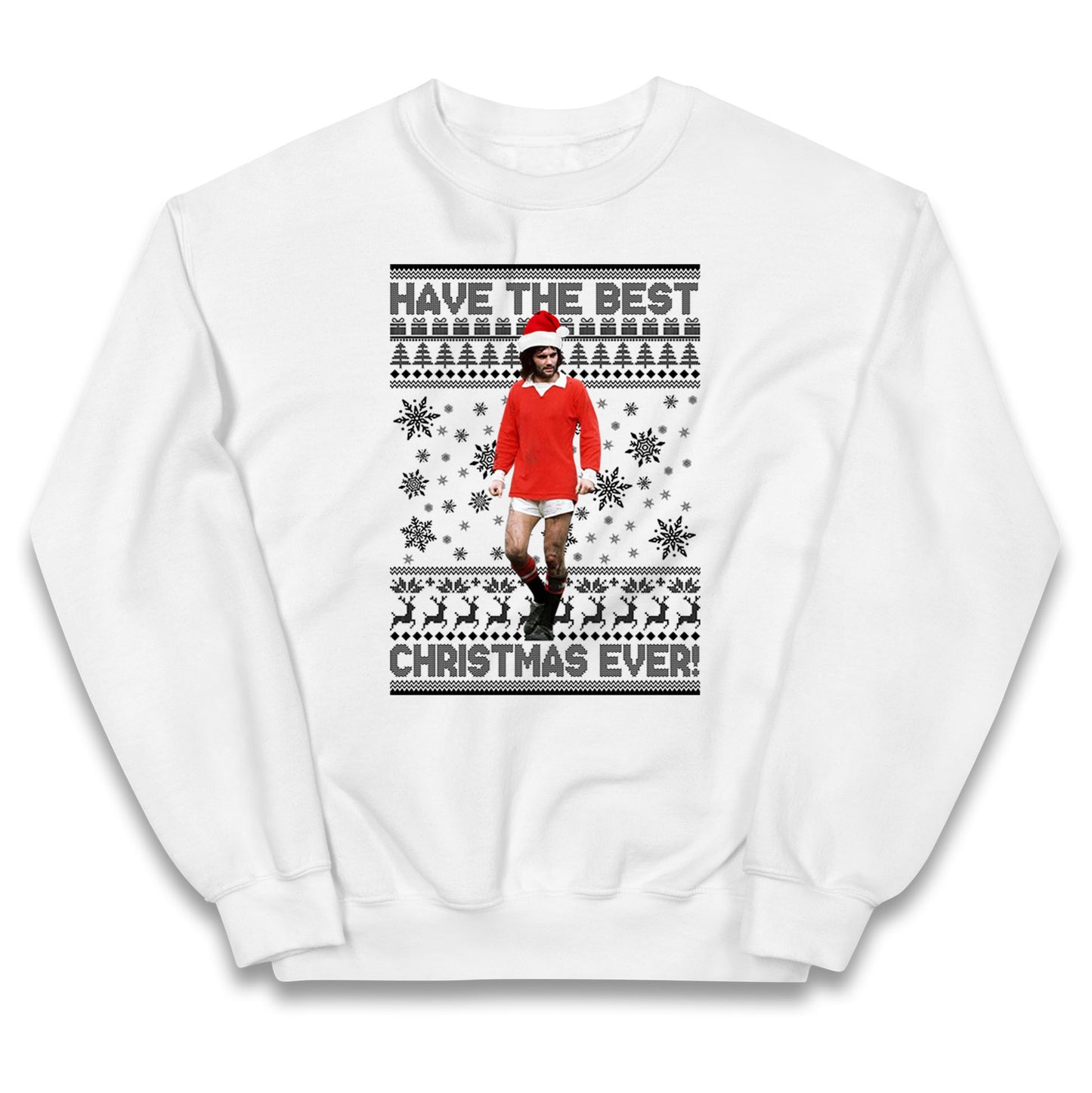 Christmas George Best Kids Jumper