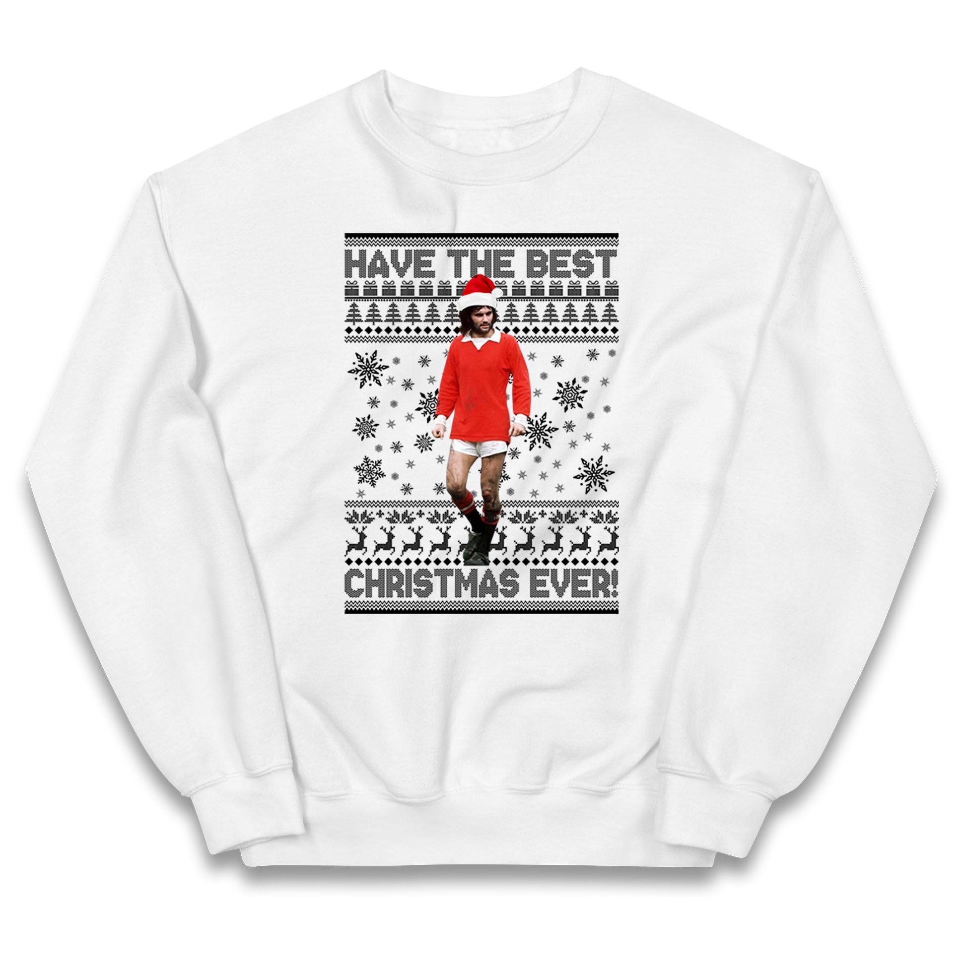 Christmas George Best Kids Jumper