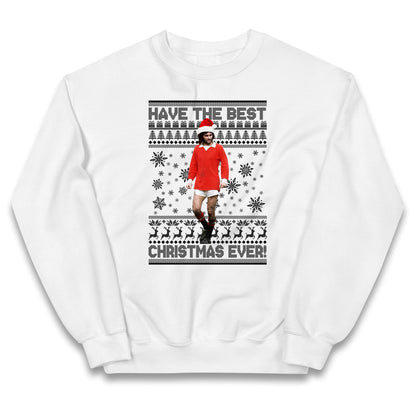 Christmas George Best Kids Jumper