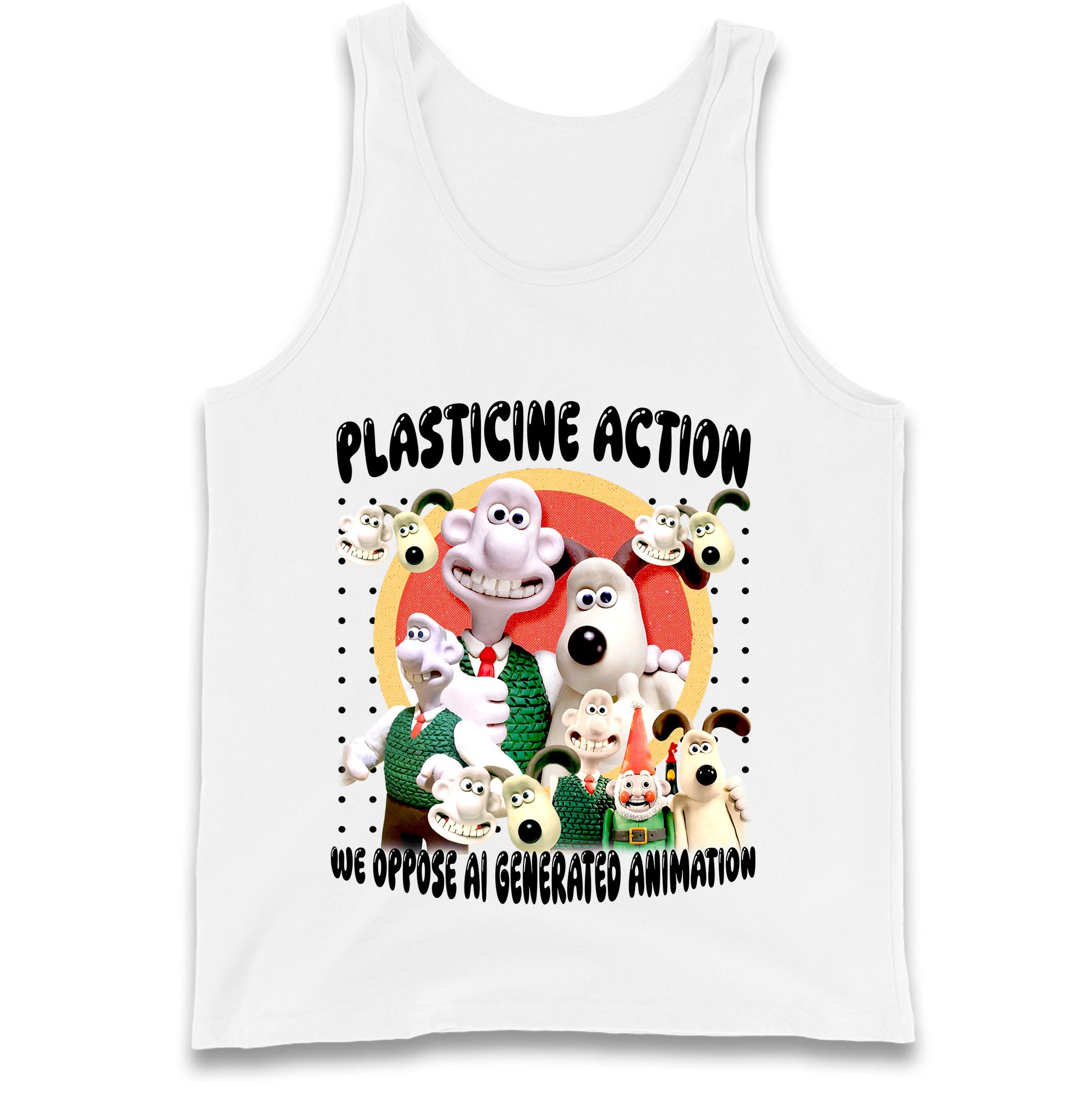 Plasticine Action Figure Tank Top